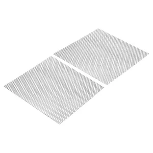 11.8" x 11.8" 304 Edelstahl Lochblech 2Stk 0.2" Loch 19GA Streckmetall Netzplatt - Bild 1 von 5