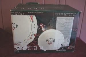 PFALTZGRAFF PERENNIALS SNOW VILLAGE 16PC. DINNERWARE SET: IN ORIGINAL BOX - Picture 1 of 5