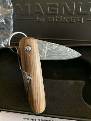 Navaja de Bolsillo Plegable Boker Damasco Palisandro Nueva Foto 1 de 2