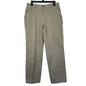 Brooks Brothers Advantage Chino Clark Mens 31x30 Cotton Flat Front Chinos Khaki - Picture 1 of 5