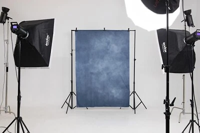 8x8ft Blue Abstract Photo Backrop, Kate DLUS-J07890-H - Image 1 of 4