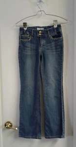 Route 66 Girls Jeans Junior Denim Boot Cut Adjustable Waist Size 12  - Picture 1 of 5