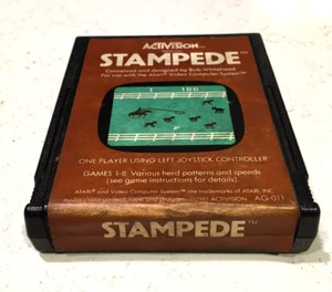 Atari 2600 Stampede from Activision --- Tested & Working - Picture 1 of 2