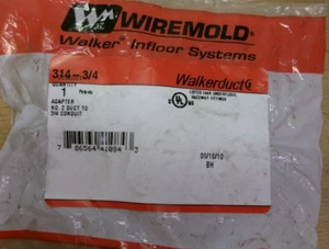 WALKERDUCT 314-3/4 MALE ADAPTER, 3/4" FOR RIGID AND PVC, NEW - Picture 1 of 3