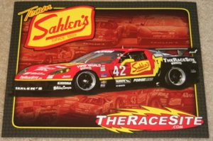 2009 Team Sahlen Racing #42 Chevy Corvette GT Grand Am postcard - Picture 1 of 1