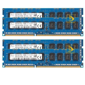Desktop Memory RAM For SK Hynix 4x8GB 2Rx8 DDR3L 1600MHZ PC3-12800E 240Pin DIMM~ - Picture 1 of 5