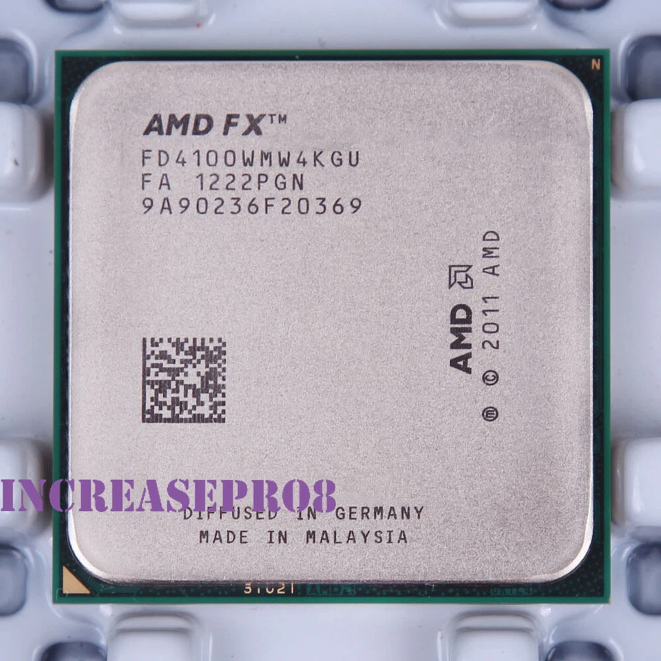 AMD FX-Series FX-4100 FX-4130 FX-4300 FX-4350 CPU 4Core Socket AM3+ Processor - Image 1 of 1