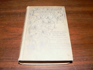 Antique (Henry) "Drummond's Addresses" Hardcover Book of Essays - Picture 1 of 5