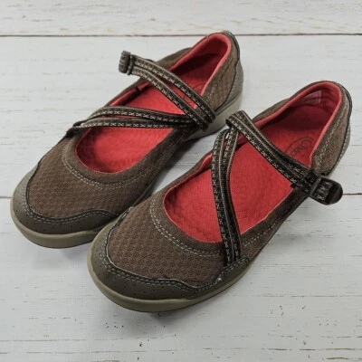 Zapatos Chaco Chocolate Chip para mujer 7 Mary Jane marrón hebilla perforada punta redonda Foto 1 de 4