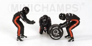 Minichamps 343100093 PIT STOP SET MINARDI REAR TIRES CHANGE scale model 1:43 - Picture 1 of 1