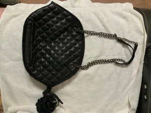 Sherif Purse Black Leather fabino Perfect Condition - Picture 1 of 5