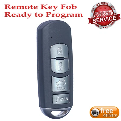 Para 2014 2015 2016 2017 2018 Mazda 3 6 Mando a distancia Smart Car Llavero WAZSKE13D01 4B Foto 1 de 4