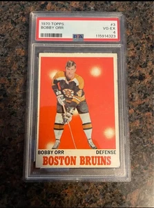 1970 Topps Bobby Orr #3 PSA 4 - Foto 1 di 2