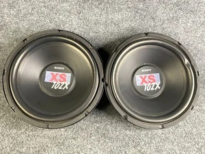 Par de subwoofers Sony XS-102X 🔊 10" 150W RMS 400W Max 4Ω audio vintage para automóvil - Imagen 1 de 20