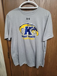 UA Kent State Golden Flashes Basketball T-Shirt Gray Adult Size M 2020 MAC East - Picture 1 of 8