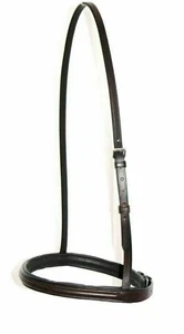 Leather Comfort Padded 2 cm Simple French Cavesson Nose-band Free Shipping - Picture 1 of 3