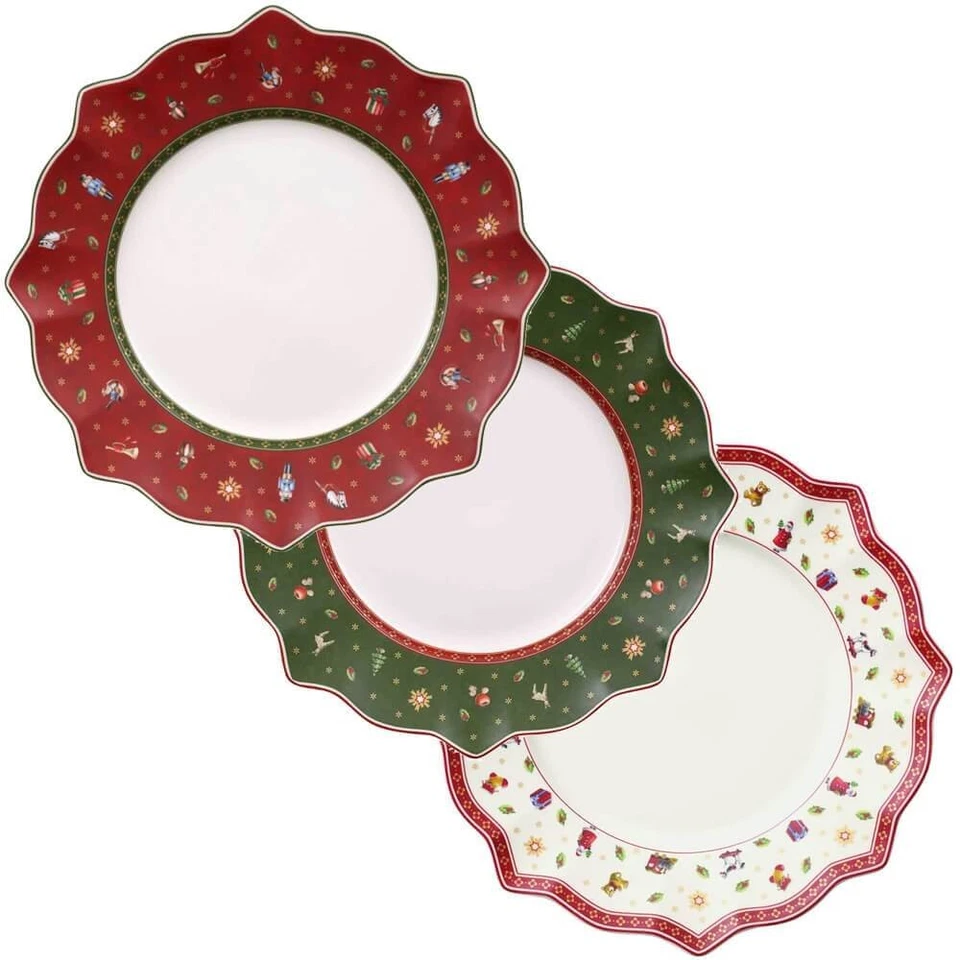 Villeroy & Boch Speiseteller Toys Delight Auswahl Rot, Grün, Weiß - Bild 1 von 1