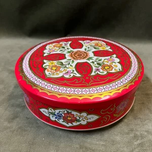 Vintage Daher Blumen Design Keksdose Schmuckdose - Bild 1 von 7
