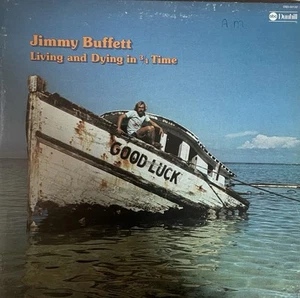 Original 1974 Jimmy Buffett Living and Dying in 3/4 Time Vinyl LP - Picture 1 of 5