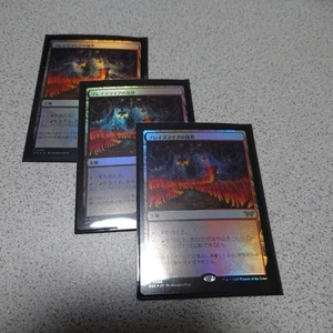 MTG Magic the Gathering DSK Boundary of Blazemire Japanese Foil 3-Piece Set Used - Picture 1 of 1