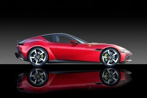 Ferrari 12Cilindri - Fine Art Giclée Leinwandbild Foto Wandbild. (1056) - Bild 1 von 5