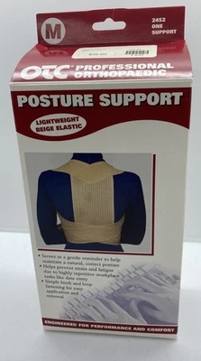 OTC Lightweight Elastic Posture Support (Beige)  Medium 2452-M - Image 1 of 4