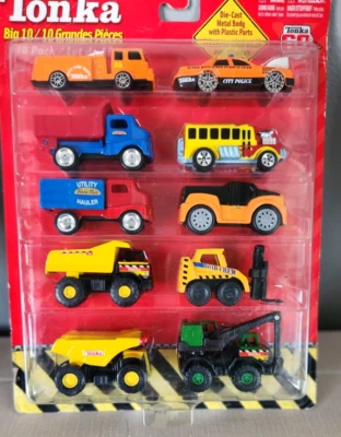 Construction and Emergency Set (10 pack) 2007 Diecast Tonka 60th Anniversary - Image 1 of 4