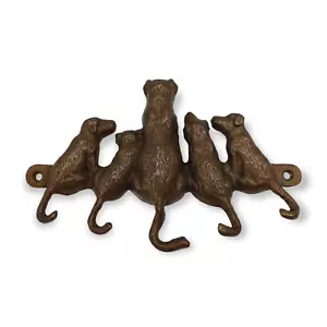 Dog Tail Key Hook Hanger Holder Metal SPI San Pacific Int'l 5 Hooks 7.5" Long - Picture 1 of 13