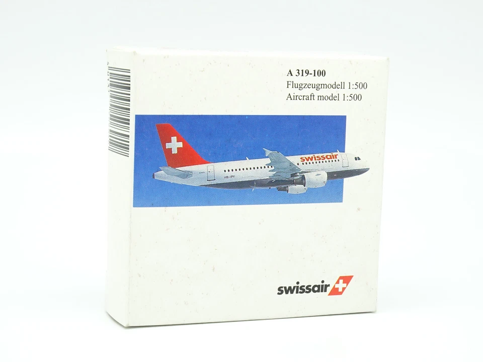 Herpa Aircraft Airlines 1/500 - Airbus A319 100 Swissair - Image 1 of 1