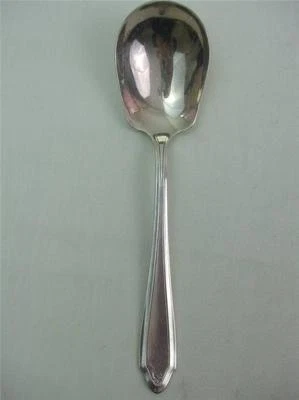 Cuchara de azucarero National Silver Co vintage plato de plata cubiertos 5 7/8" de largo   Foto 1 de 4