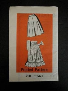 VTG 80's Mail Order Sewing Pattern Womens 9111 Skirt or Culottes Size 33 Uncut - Picture 1 of 3