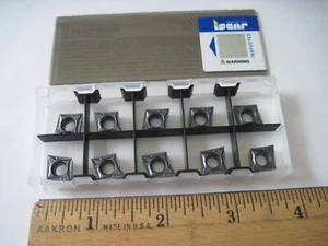 (Qty 10) Iscar CCMT3-0-PF IC806 Carbide Turning Inserts, 5566752 - Picture 1 of 4