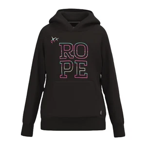 Hooey Youth Girls Rope Like A Girl Graphic Black Hoodie HH1228BK-Y - Picture 1 of 6