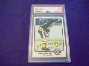 1981 TOPPS HOCKEY #72 BRAD PARK EAST PSA 9 - Picture 1 of 2
