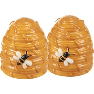 Primitives by Kathy Bee Skep Salt and Pepper Shakers 457609 - Picture 1 of 4