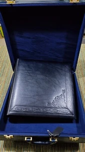 ALBUM MATRIMONIO 35x35 60fg VERA PELLE -FATTO A MANO -100% Italy - Foto 1 di 14