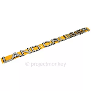 OEM Toyota 98-03 Land Cruiser J100 Rear LAND CRUISER Emblem Badge Set Genuine - Foto 1 di 2