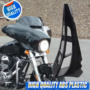 Fits For Harley Road Street Glide FLHX 2014~21 Custom Black Chin Spoiler Scoop - Foto 1 di 11