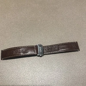 Oris Leather Band With Deployment Buckle 22mm - Picture 1 of 5