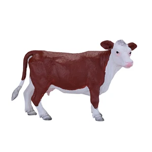 Mojo HEREFORD VACA Animales de granja juego figura juguetes plástico tierra vaca - Imagen 1 de 6