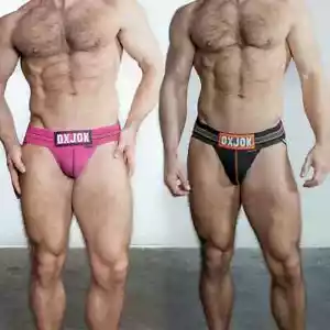 Oxballs Slingjock Upthrust Slider Jock Strap Schwarz Pink Herren Reizwäsche - Bild 1 von 22