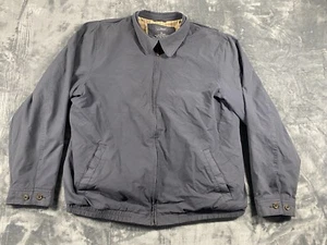 Giacca LL Bean Zip Up Blu Navy Uomo XL Golf Outdoor Escursionismo Cappotto - Foto 1 di 8