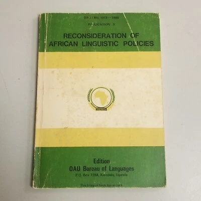 RECONSIDERATION OF AFRICAN LINGUISTICS POLICIES English / French Kahombo Mateene - Image 1 of 4