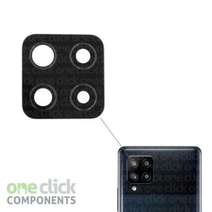 New Real Glass Rear Camera Lens Replacement for Samsung Galaxy A42 5G - BLACK - Picture 1 of 2