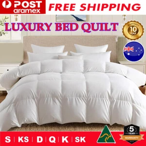 350/500/700GSM All Size Microfiber Bamboo Blend Winter Summer Quilt Duvet Doona - Picture 1 of 14