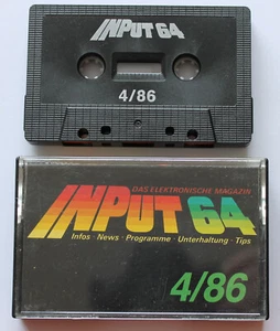 Input 64 4/86 Commodore Magazin Kassette (C64) - Bild 1 von 1