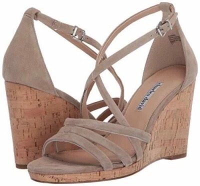 Nuevas sandalias de cuña Charles David Randee de gamuza trufa talla 9 M para mujer nuevas en caja Foto 1 de 4