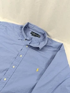 Vintage Polo Ralph Lauren Men’s 3XB 100% Cotton Casual Long Sleeve Shirt - Picture 1 of 8