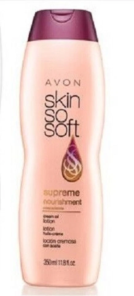 Avon Skin so Soft SSS Supreme Nourishment Cream Oil Lotion 350ml 11.8z NOS