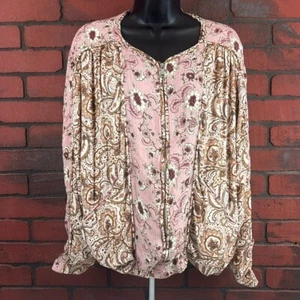Top ligero Umgee floral con cremallera para mujer XL - Imagen 1 de 7